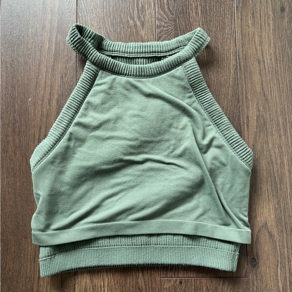 AERIE Cropped Ribbed Tank Top - Picture 6 of 9